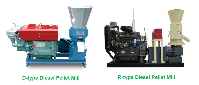 D-type and R-type diesel pellet mill